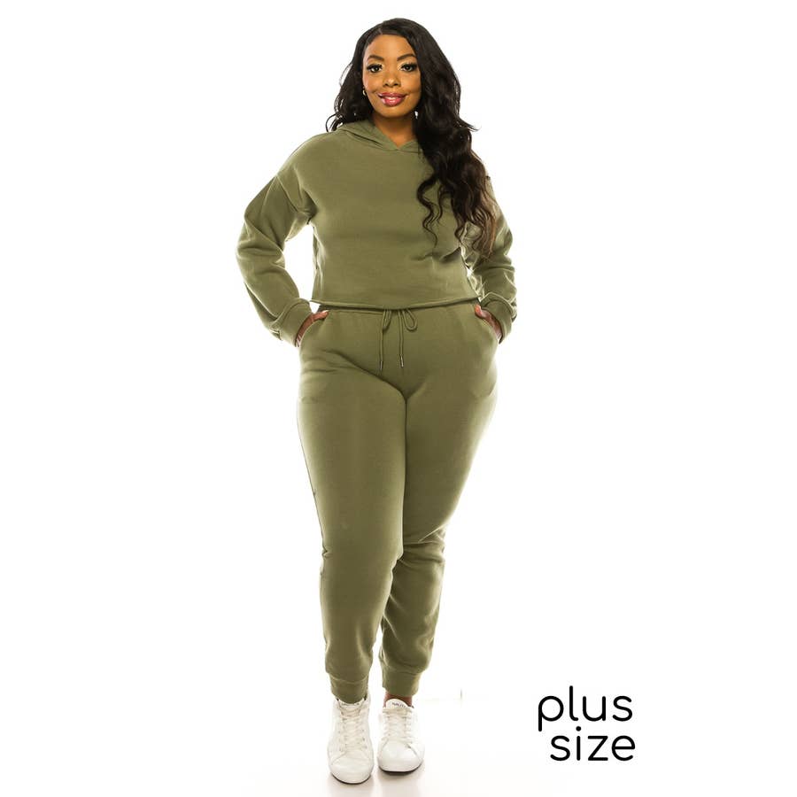 Hoodie Knit Tracksuit Stretchable Plus Size Clothing Wholesale New Solid Plus  Size Two Piece Outfit - China Wholesale Plussize Tracksuit Sweatsuits  Sportswear Outfit $3.9 from QUANZHOU TIIK HOME IMPORT AND EXPORT CO.,LTD