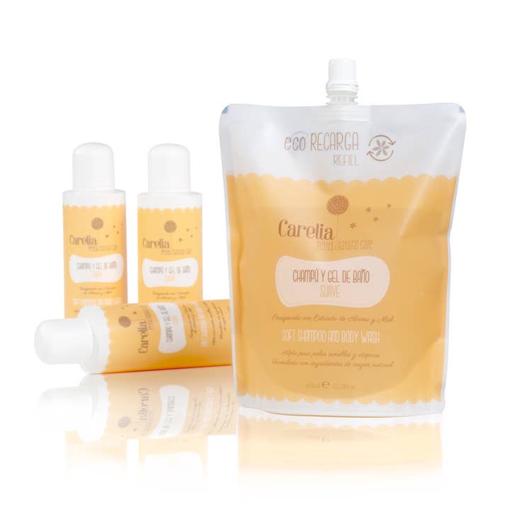 CARELIA NATURAL CARE - Wholesale 2-in-1 Shampoo & Body Wash - Baby - REFILL FOR SHAMPOO AND MILD BODY WASH1