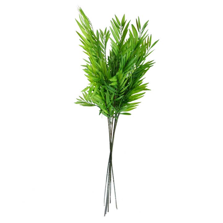 Pack 6x Artificial Foliage Bamboo Fern Stem 85cm for wholesale by Leaf Design UK LTD