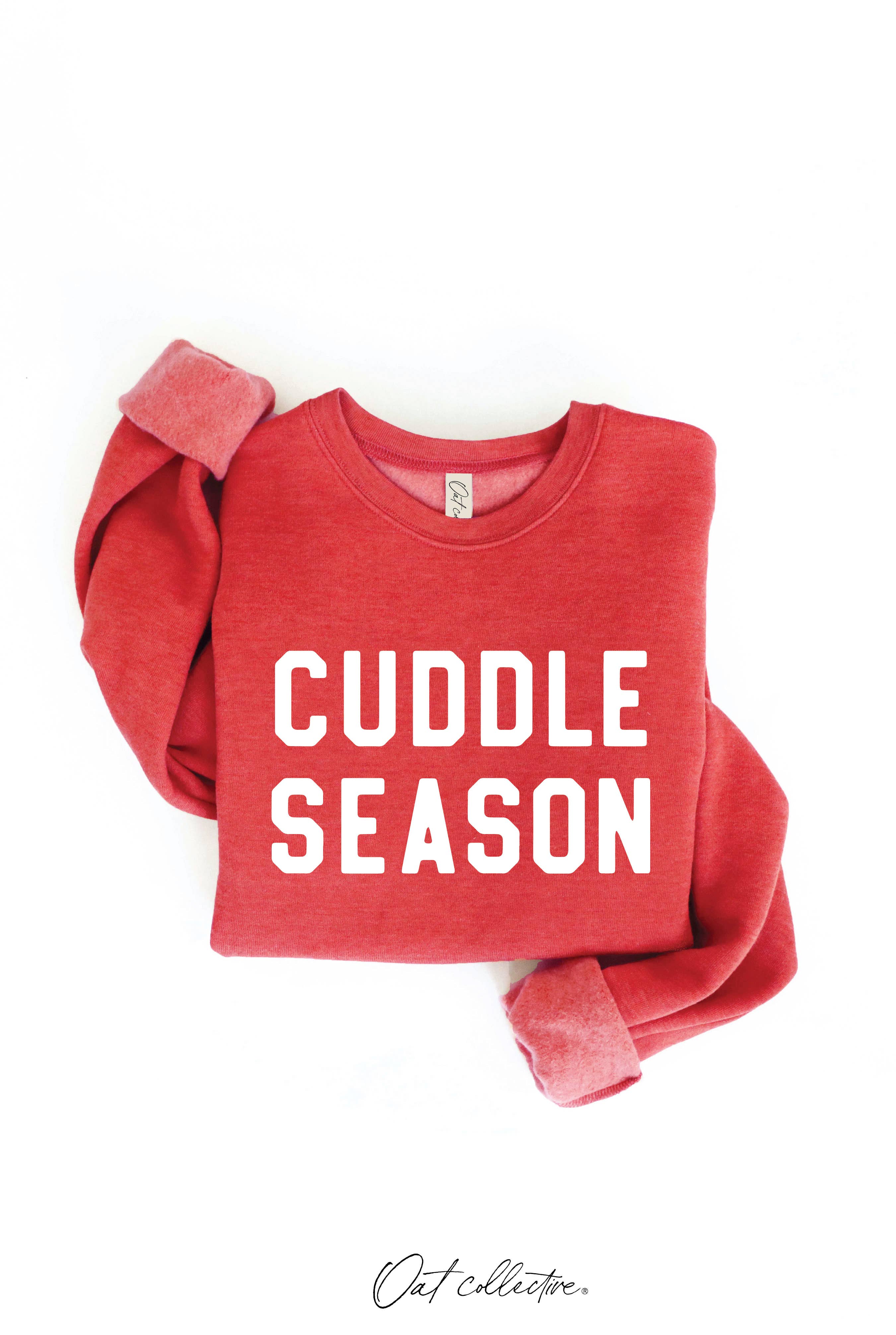 OAT COLLECTIVE - Wholesale Graphic Sweatshirt - Women's - CUDDLE SEASON Graphic Sweatshirt 12