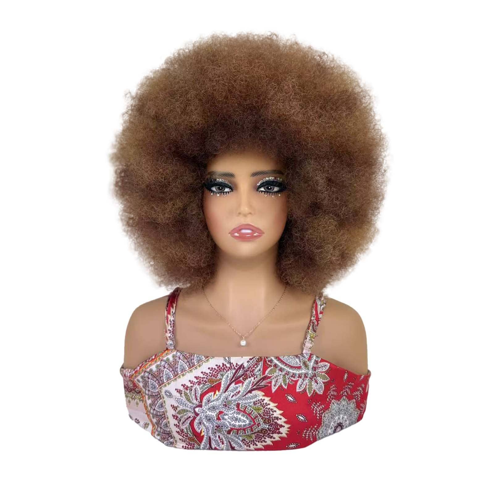 AK Brand - Wholesale Wig/Hair Piece - Large Curly Afro Synthetic Wig with Natural Volume9
