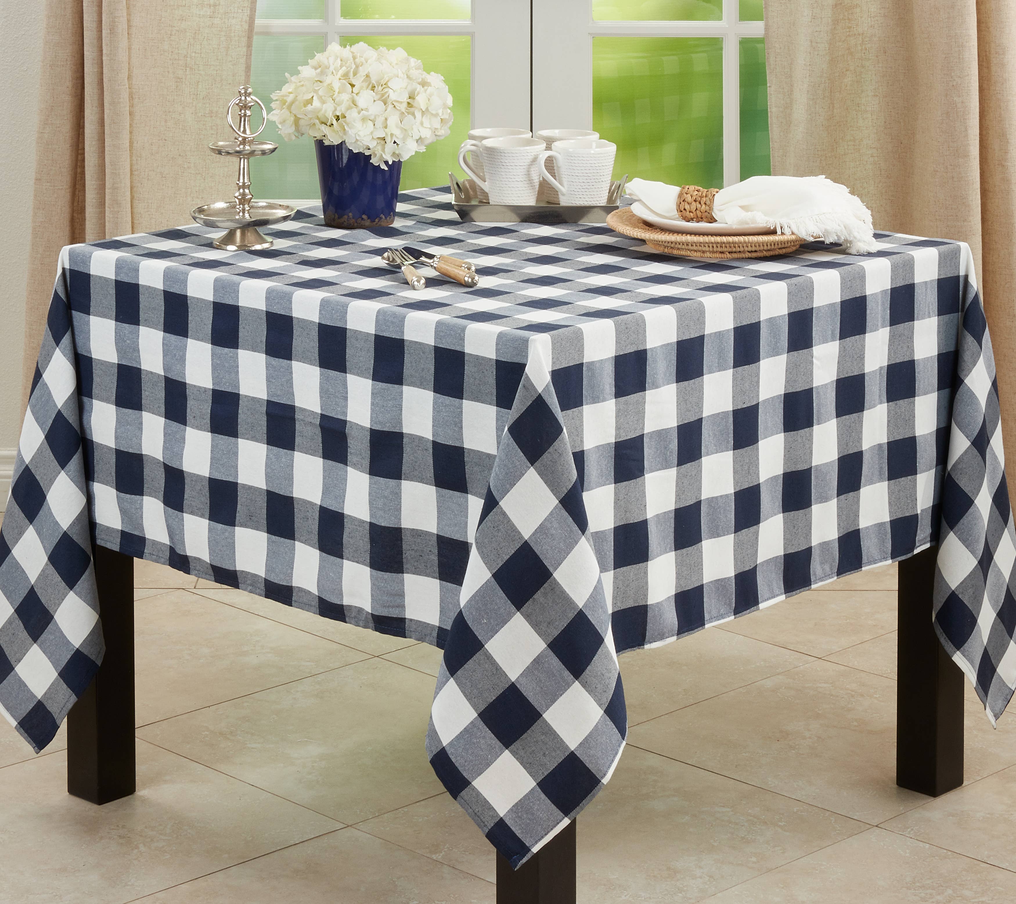 Saro Lifestyle – wholesale Duk – Buffalo Plaid Bordsduk15