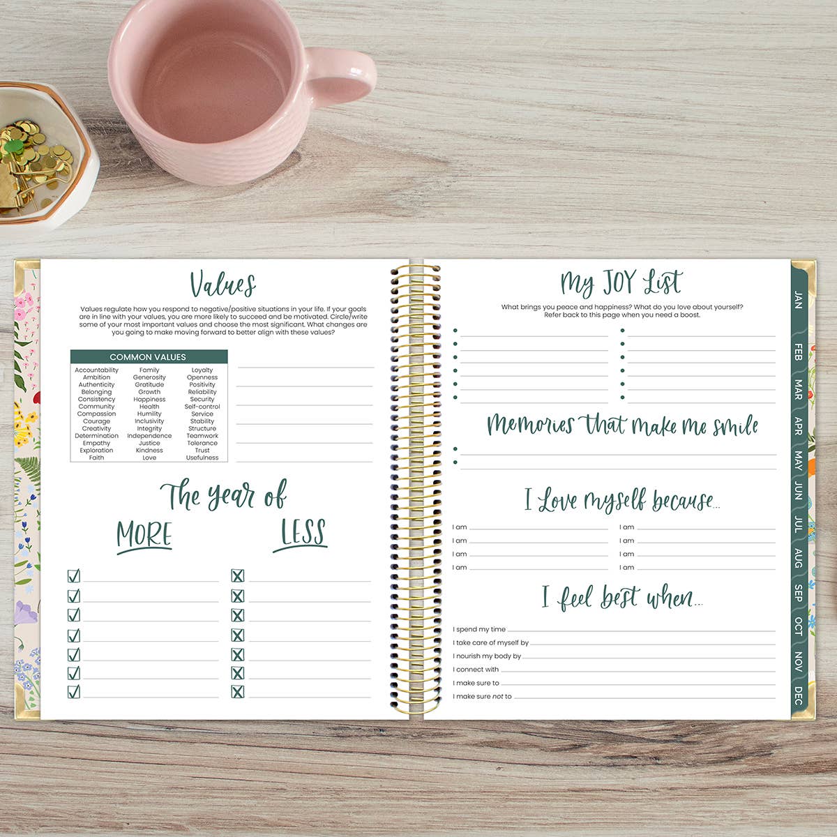 bloom daily planners - Wholesale Planner - 2026 Vision Planner - 7.5"x9" size30