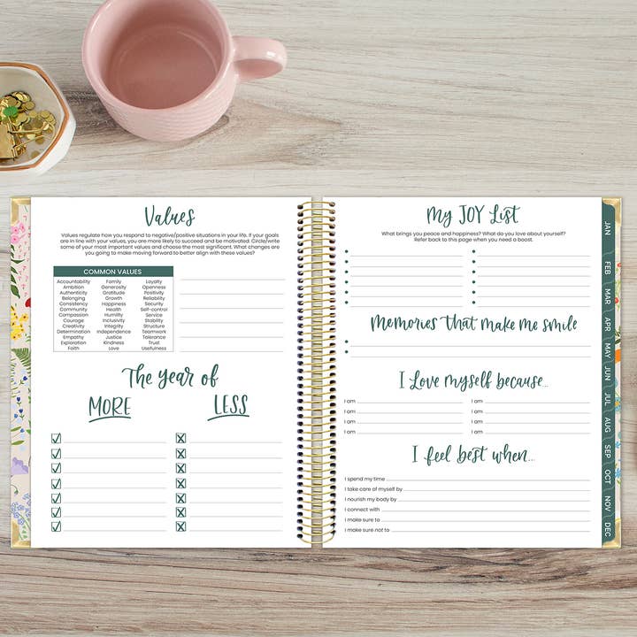 bloom daily planners - Wholesale Planner - 2026 Vision Planner - 7.5"x9" size30