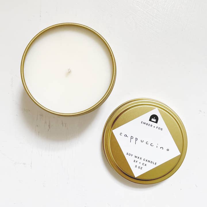 Cappuccino - 5 oz Soy Candle (Pack of 3) for wholesale by Ember + Fog