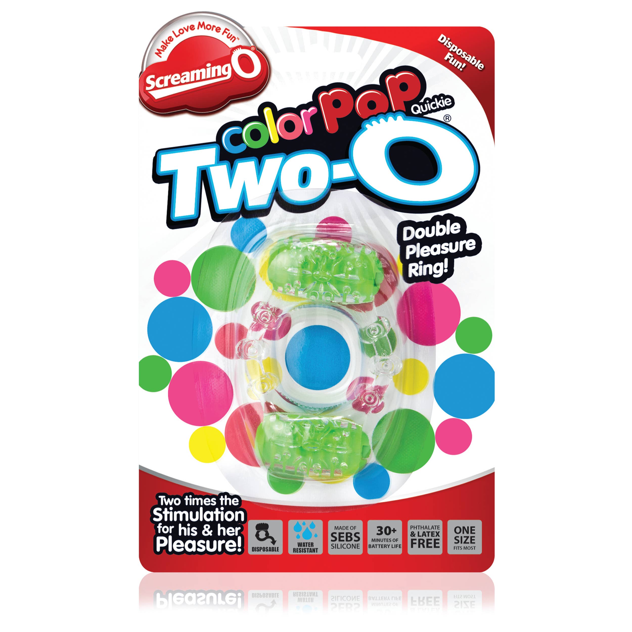 Screaming O - Wholesale Sex Toy - Two Color Quickie Vibrator in Bright Blue and Neon Green12