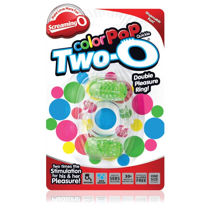 Screaming O - Wholesale Sex Toy - Two Color Quickie Vibrator in Bright Blue and Neon Green12