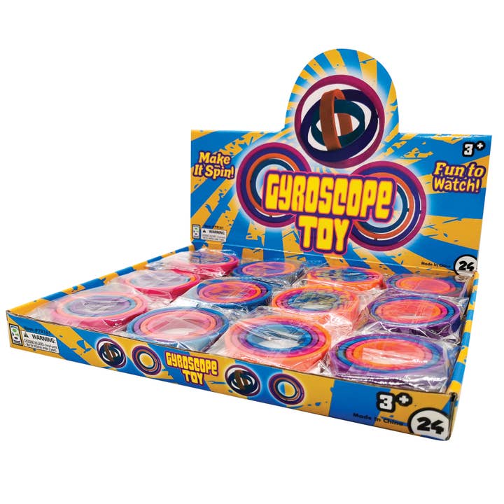 Geddes - Wholesale Classic Toy - Kids - GYROSCOPE TOY 24/DSP
