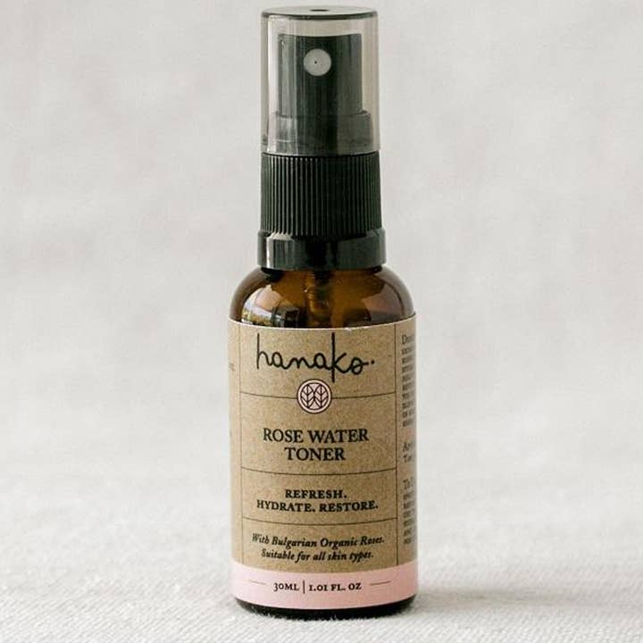 Hanako Therapies - Wholesale Facial Toner - Rose Water Toner-Travel Deluxe Size (Organic)1