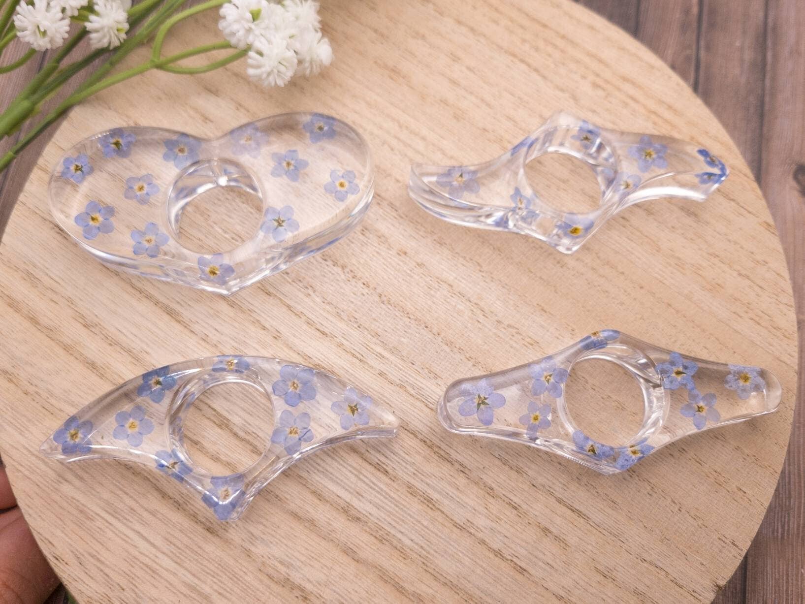 Botanically Bookish - Venta al por mayor Marcapáginas - Soporte para páginas con forma de libro floral, separador de páginas con forma de pulgar6