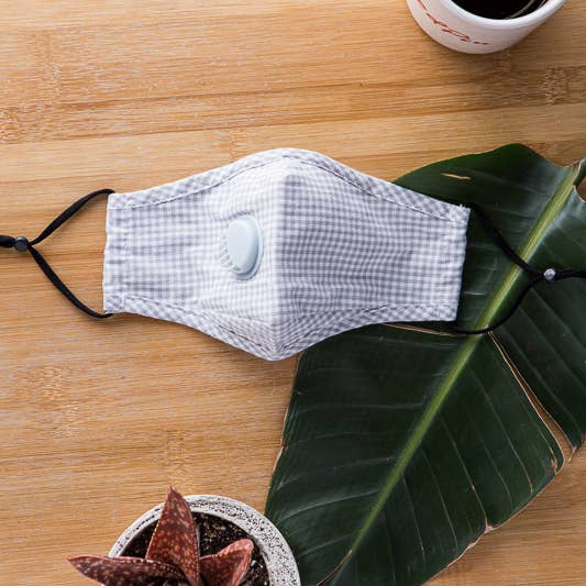 Leto Accessories - Wholesale Protective Face Mask/Shield - Checkered Mask With Colored Filter17