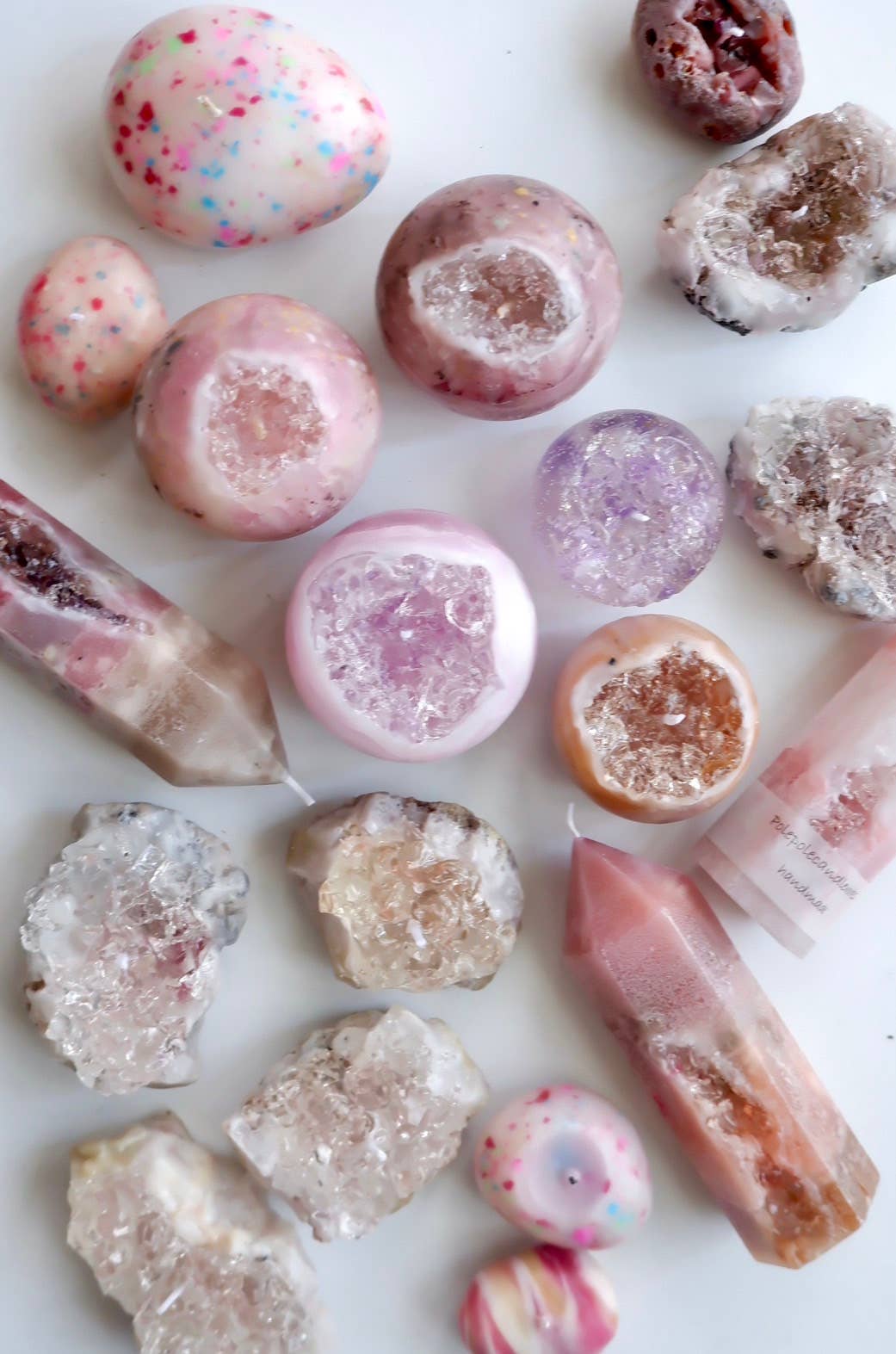 House of Shokunin - Wholesale Novelty Candle - L Handcrafted Crystal Scented Candle, Crystal Candle, Decorative Candle, Home Decor, Living Space Decoration, Spiritual Gift Decorative Candle Artist Candle8