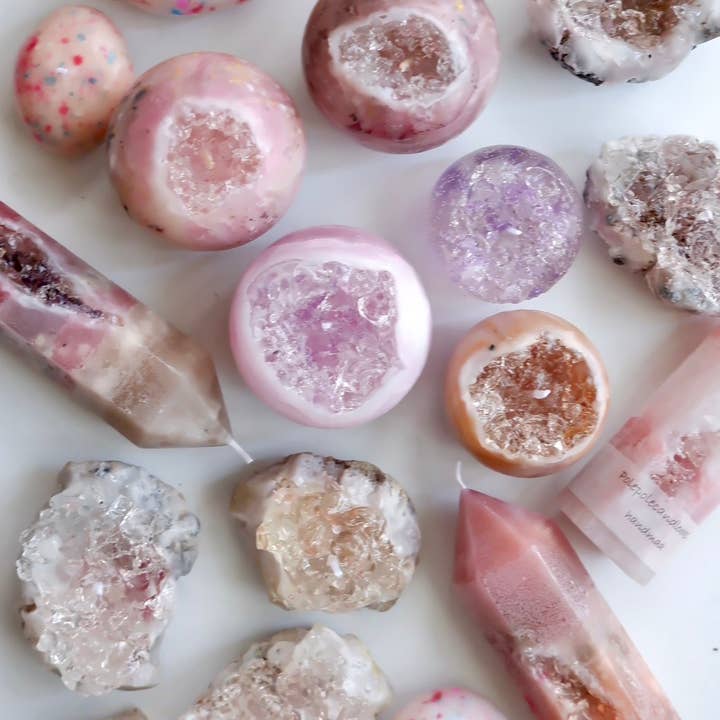 House of Shokunin - Wholesale Novelty Candle - L Handcrafted Crystal Scented Candle, Crystal Candle, Decorative Candle, Home Decor, Living Space Decoration, Spiritual Gift Decorative Candle Artist Candle8