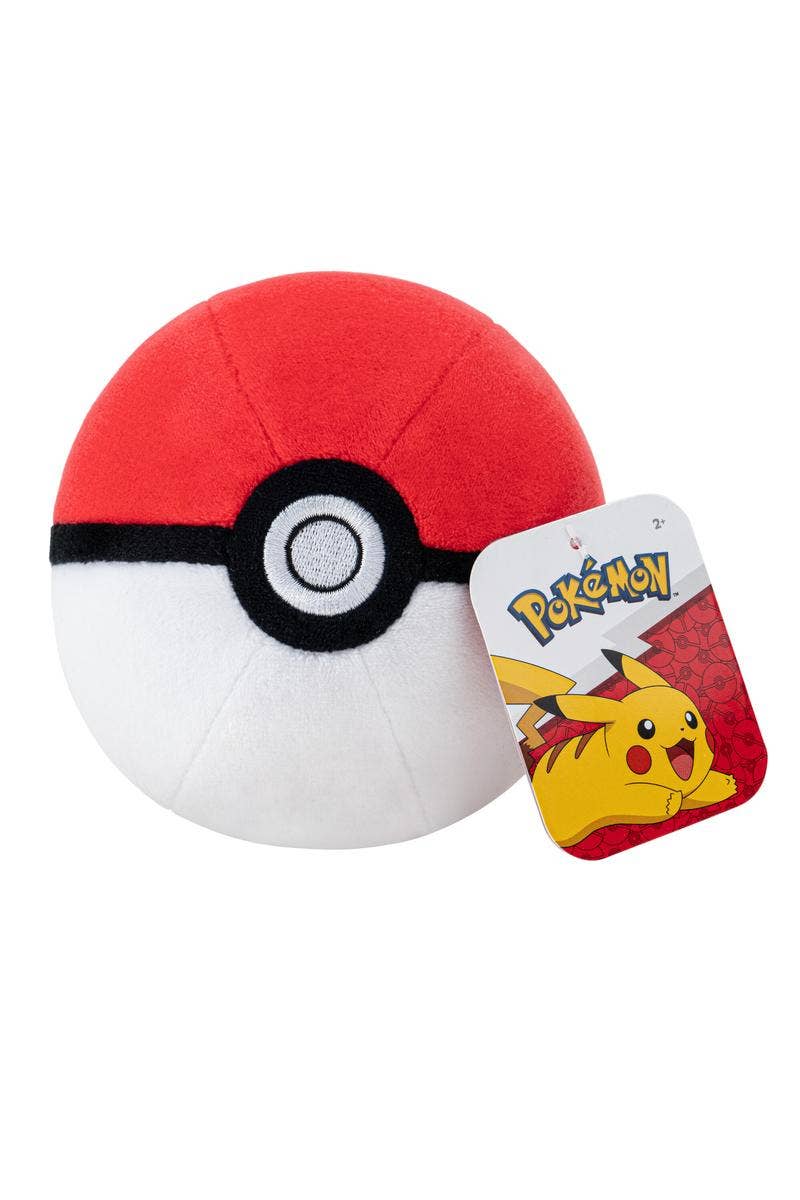 License 2 Play Toys - Wholesale Stuffed/Plush Toy - Kids & Baby - Pokemon Poke Ball Plush Assortment in 6pc Display6