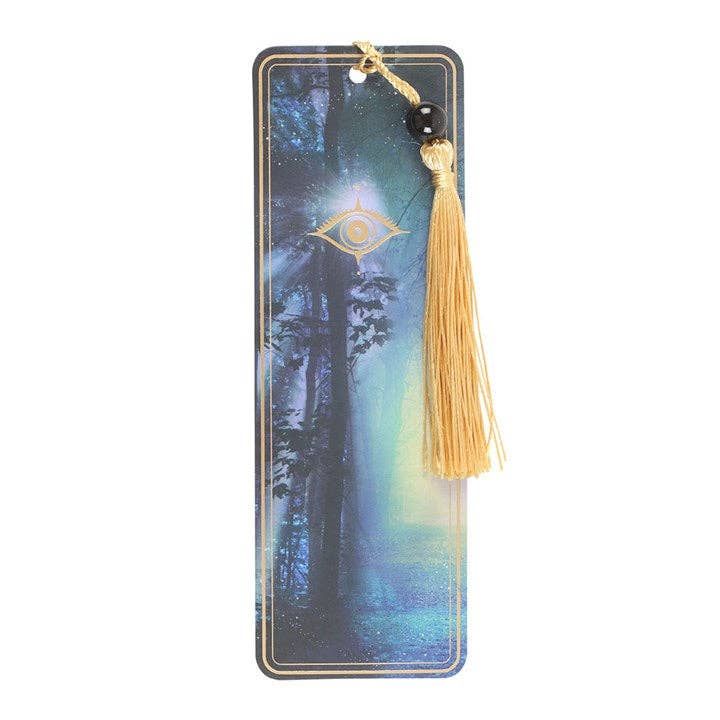 Something Different Wholesale - Wholesale Bookmark - Ethereal Black Obsidian Bookmark with Tassel2