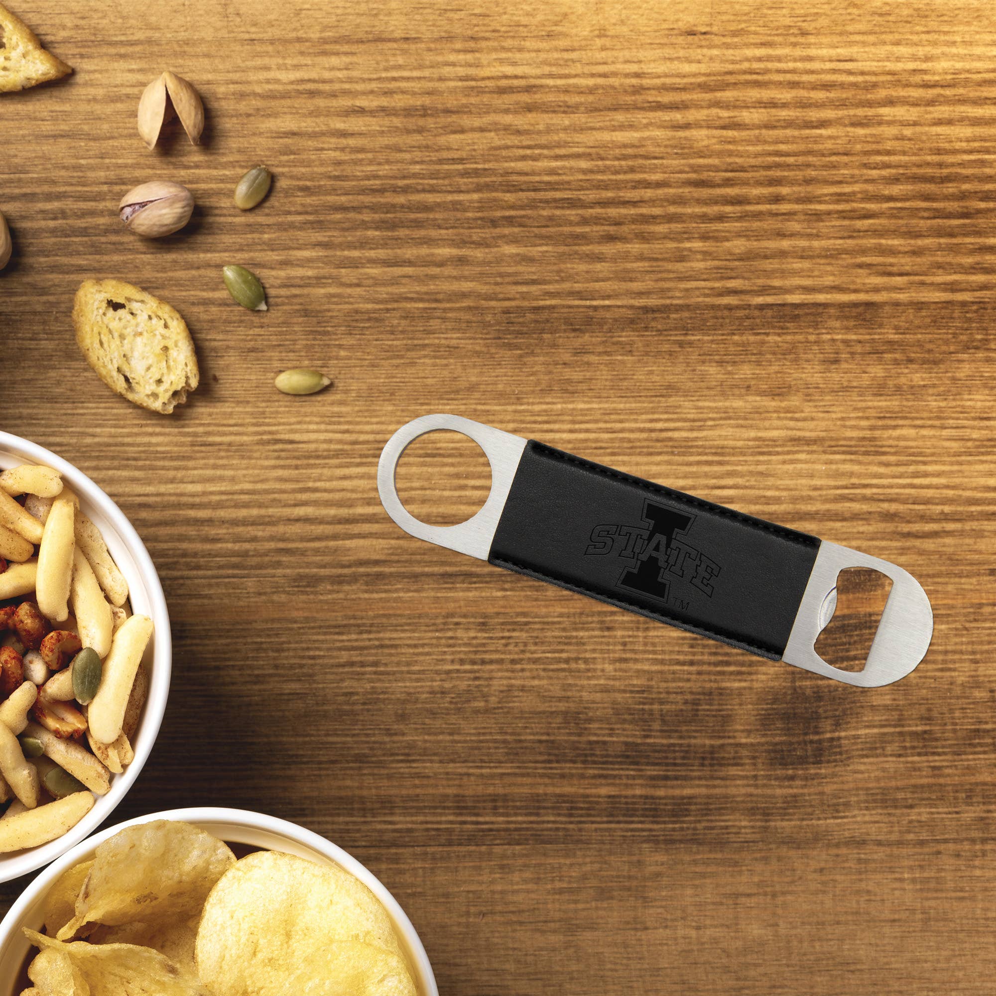 Rico Industries - Vente Ustensiles de bar - Lame de bar standard gravée au laser NCAA Iowa State Cyclones1