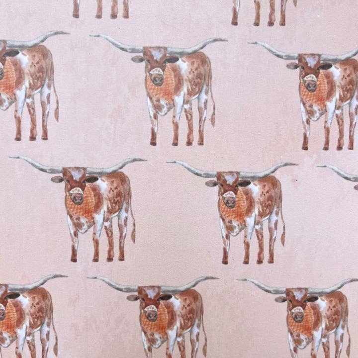 Front Porch Elegance - Wholesale Door Hanger - Texas Longhorns (Pattern)- Door Hanger2