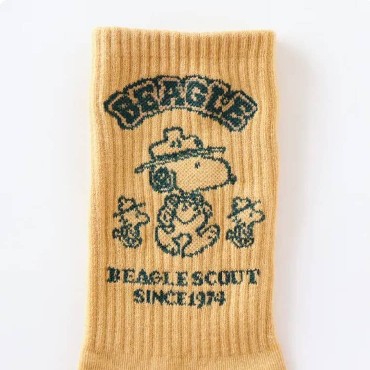 K-Wonderland - Wholesale Sokken - Uniseks - Peanuts Snoopy Scout 50e Jubileum enkelsokken22