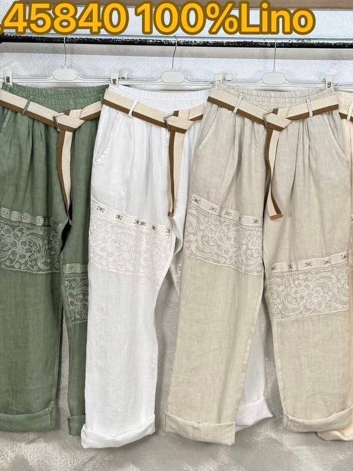 Pantaloni da donna FC-45840 per la vendita all'ingrosso da parte di CENTO UNO ITALY