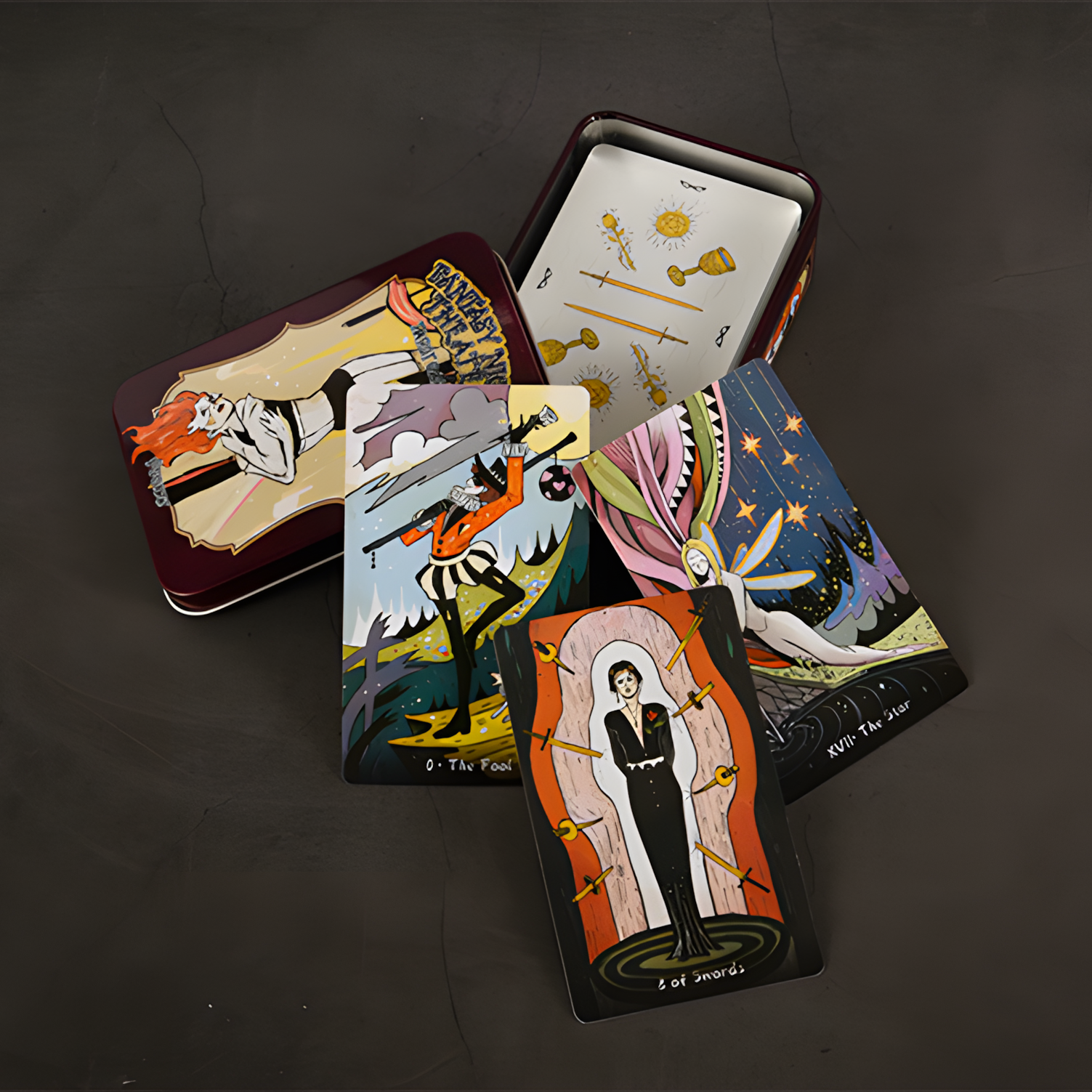 Vermilion Collection – wholesale Tarot cards – Fantasy Night Theater Tarot18
