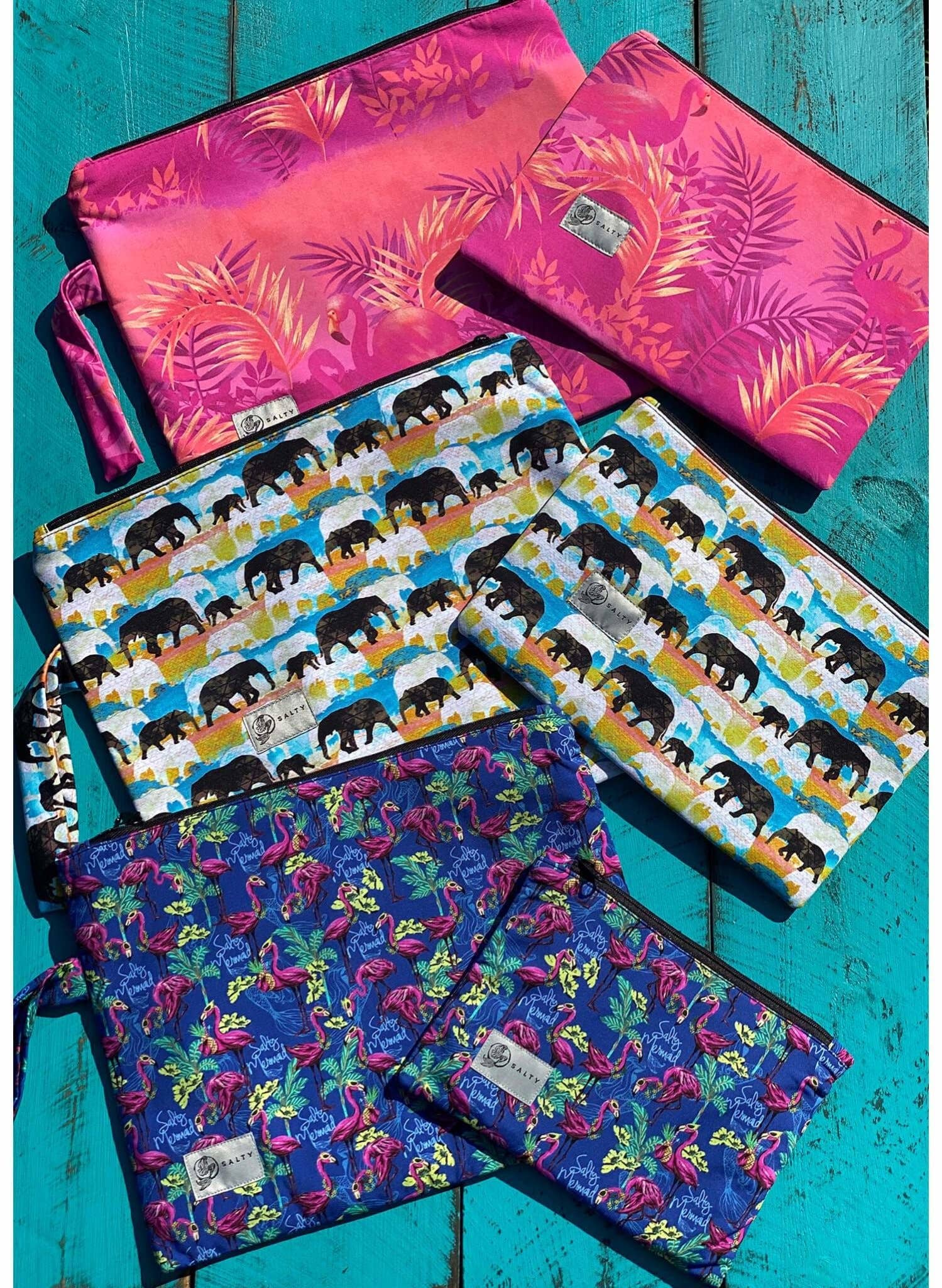 Salty Mermaid - Wholesale Tote Bag - Women's - Elephant Zipper Tote3