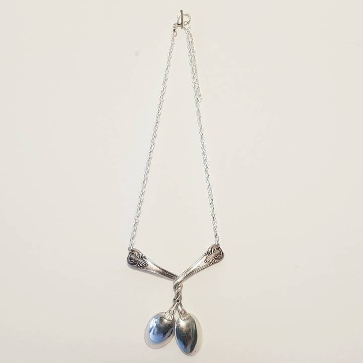 Gleamlety - Wholesale Halskettinghanger - Zilveren collectie lepels ketting