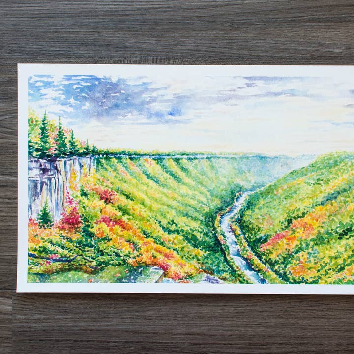 Trilho Endless Wall, Impressão do New River Gorge por atacado de Octavia Spriggs Fine Art