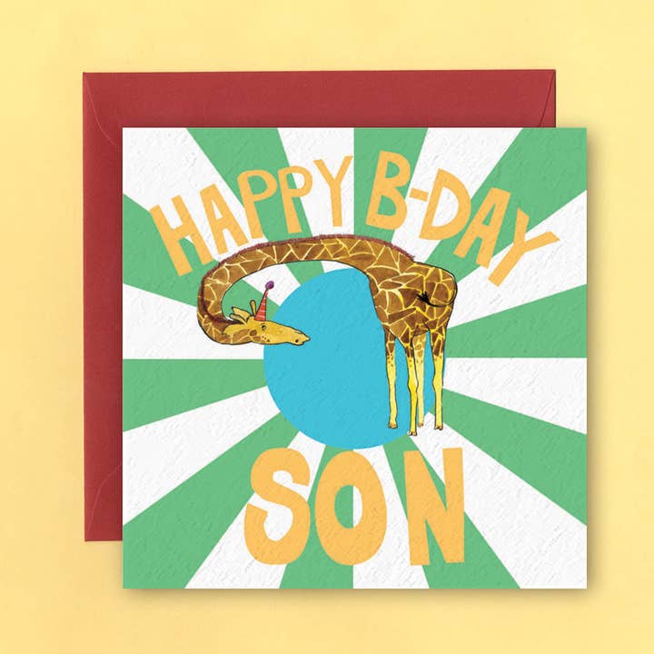 Giraffe Son for wholesale by Half Pint Print
