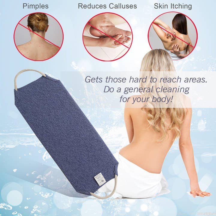 EvridWear Exfoliating Back Scrubber and Bath Gloves Set for Shower One Size for wholesale by EvridWear