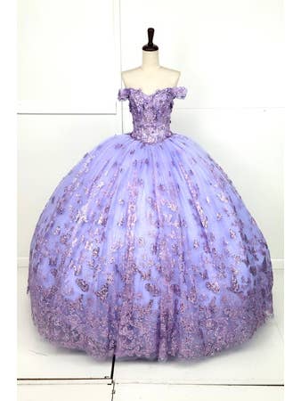 Chicas – Großhandel Abendkleid – Damen – Glitzer- und Pailletten-Schmetterlings-Quinceañera-Kleid CHF3103