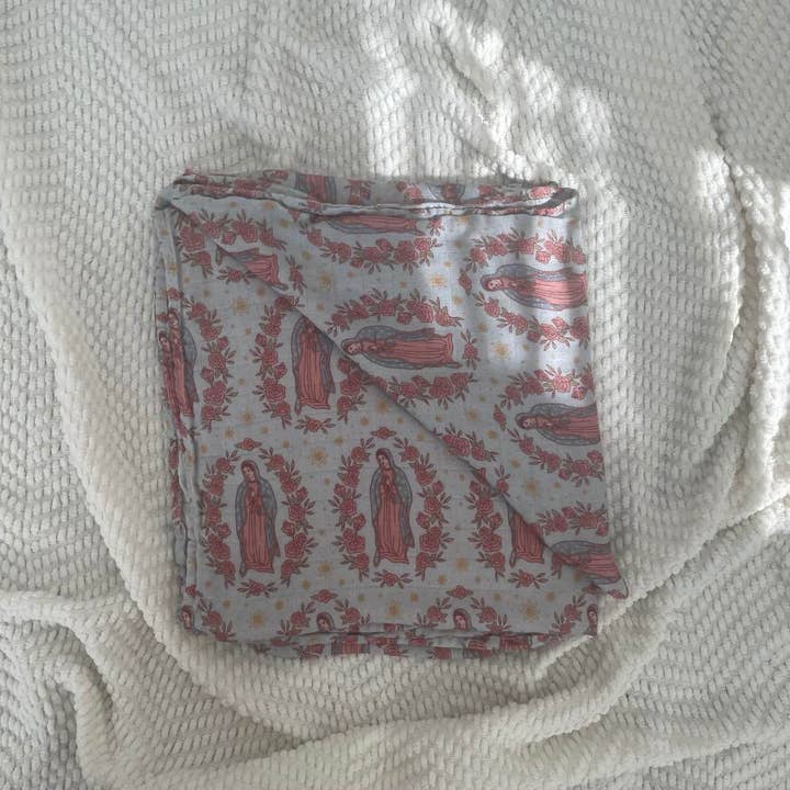 Brick House in the City - Wholesale Swaddle - Baby - Guadalupe Swaddle Blanket1