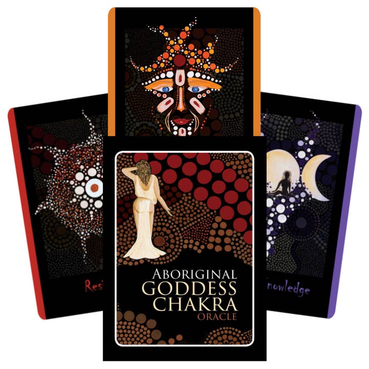 Aboriginal Chakra Goddess Oracle Cards Rockpool for wholesale by Cardshouse