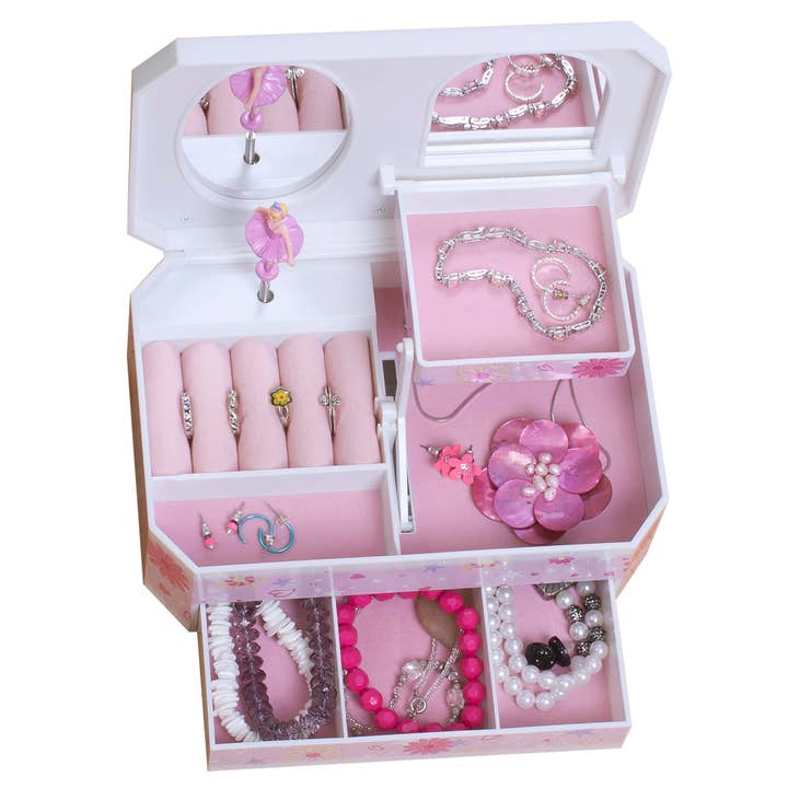Mele and Co - Wholesale Jewelry Box/Organizer - Kids - Mele and Co Hayley Girls Musical Ballerina Jewelry Box