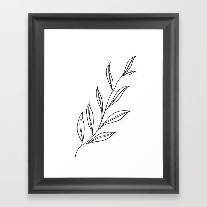 Leaf Me Be Fine Art Print for wholesale by Flounce & Flourish