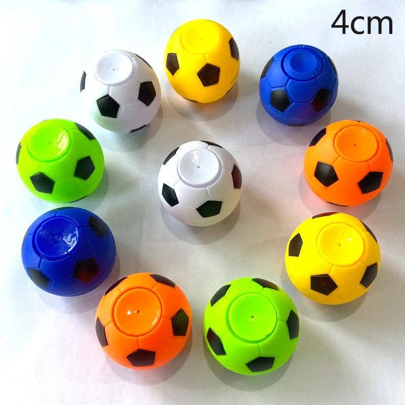 VIGOR - Wholesale Fidget toy – Kids - Fidget Spinner Balls Fidget Toys Mini Soccer Ball toy Plastic Football Hand Spinners Balls Toys(10 Pack)1