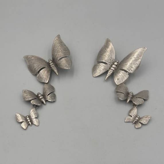 Cascading Butterfly Earrings for wholesale by Volare