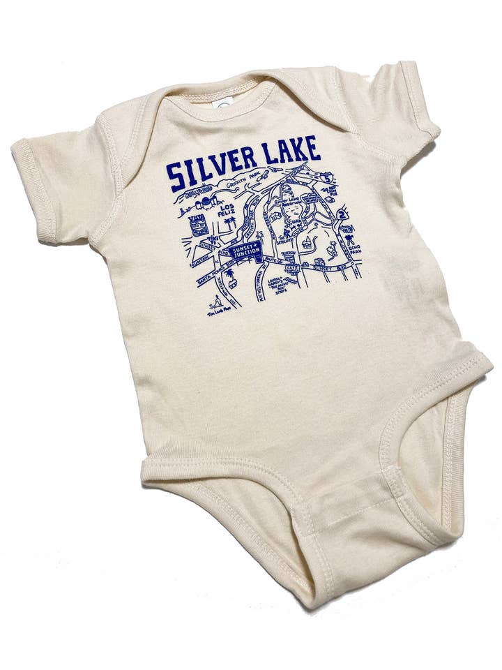 Baby Map Onesies for wholesale by Tom Lamb Maps