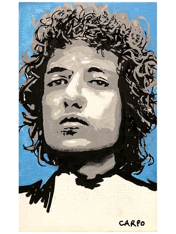 Entrelaçado a Azul - Art Print by Carpo por atacado de East Village Vintage Collective