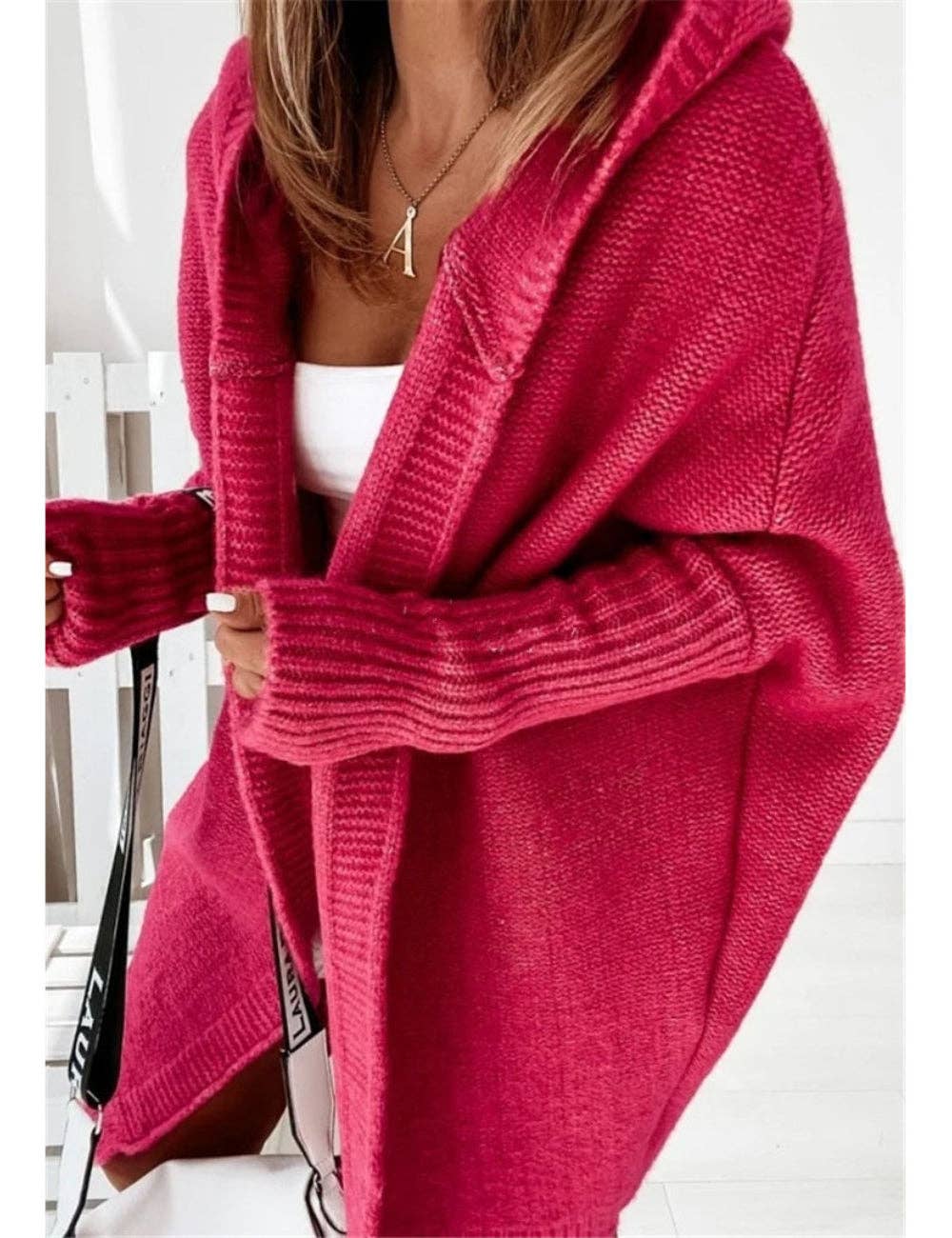 Sweetkama – Großhandel Strickjacke – Damen – Damen-Cardigan in Uni mit offenem Vorderteil SKT50106