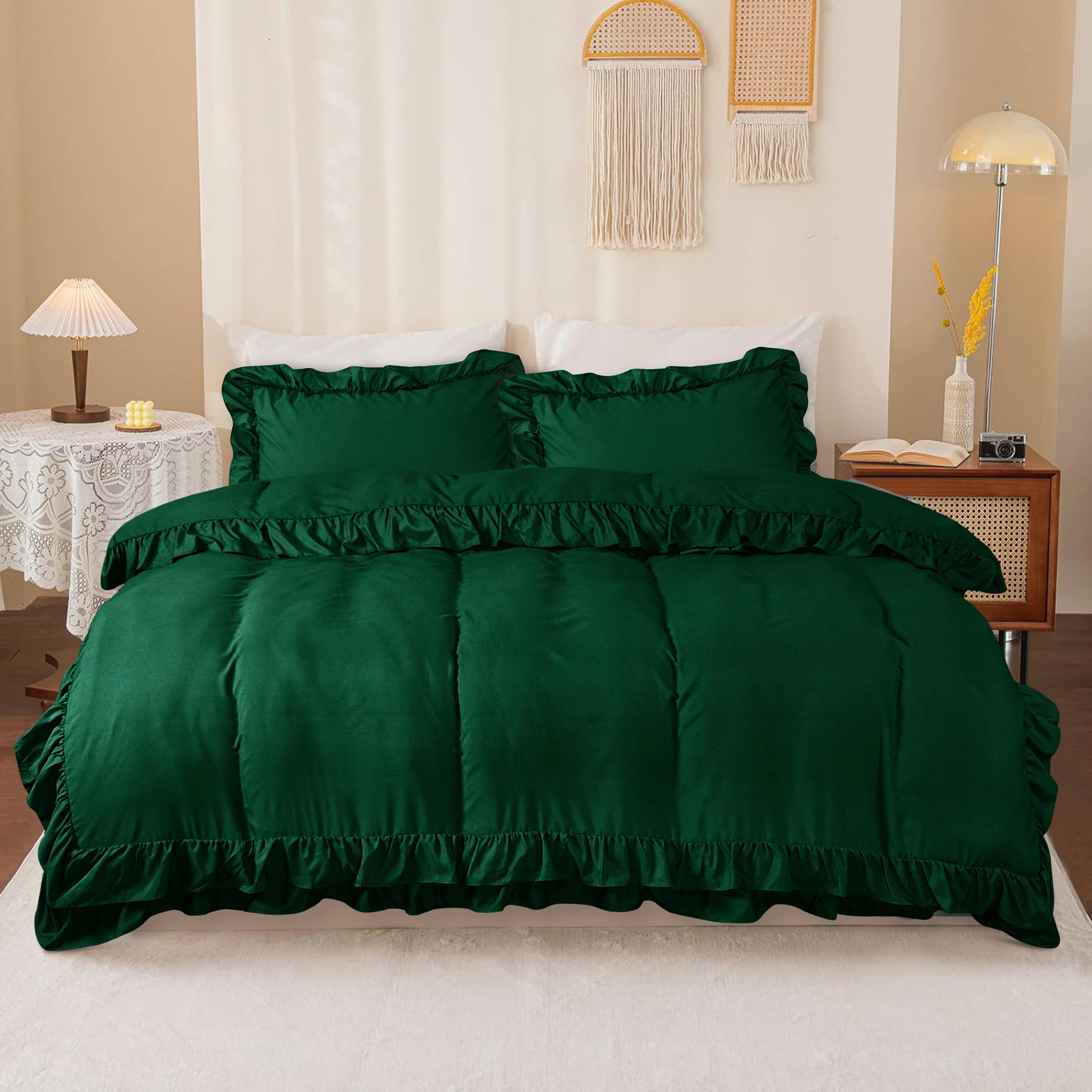 Cotton Passion - Wholesale Bedding Set - Duvet Cover Sets Frilled Duvet Set 3 Pcs Comforter Sets18