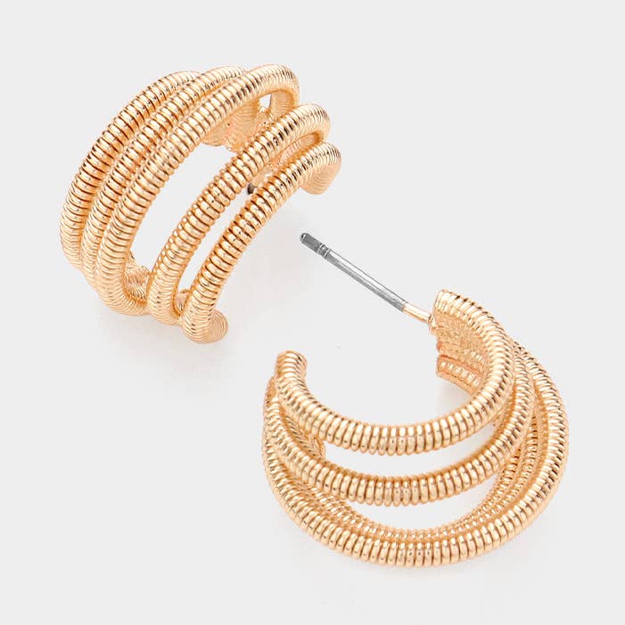 Sensibling Corp. – Engroshandel Hoops – Metal Coil Hoop Øreringe0