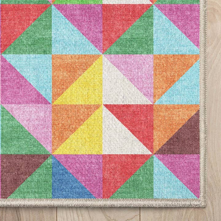 Well Woven - Wholesale Area Rug - Crayola Modern Tile Geometric Bright Multi Color Area Rug By Well Woven2