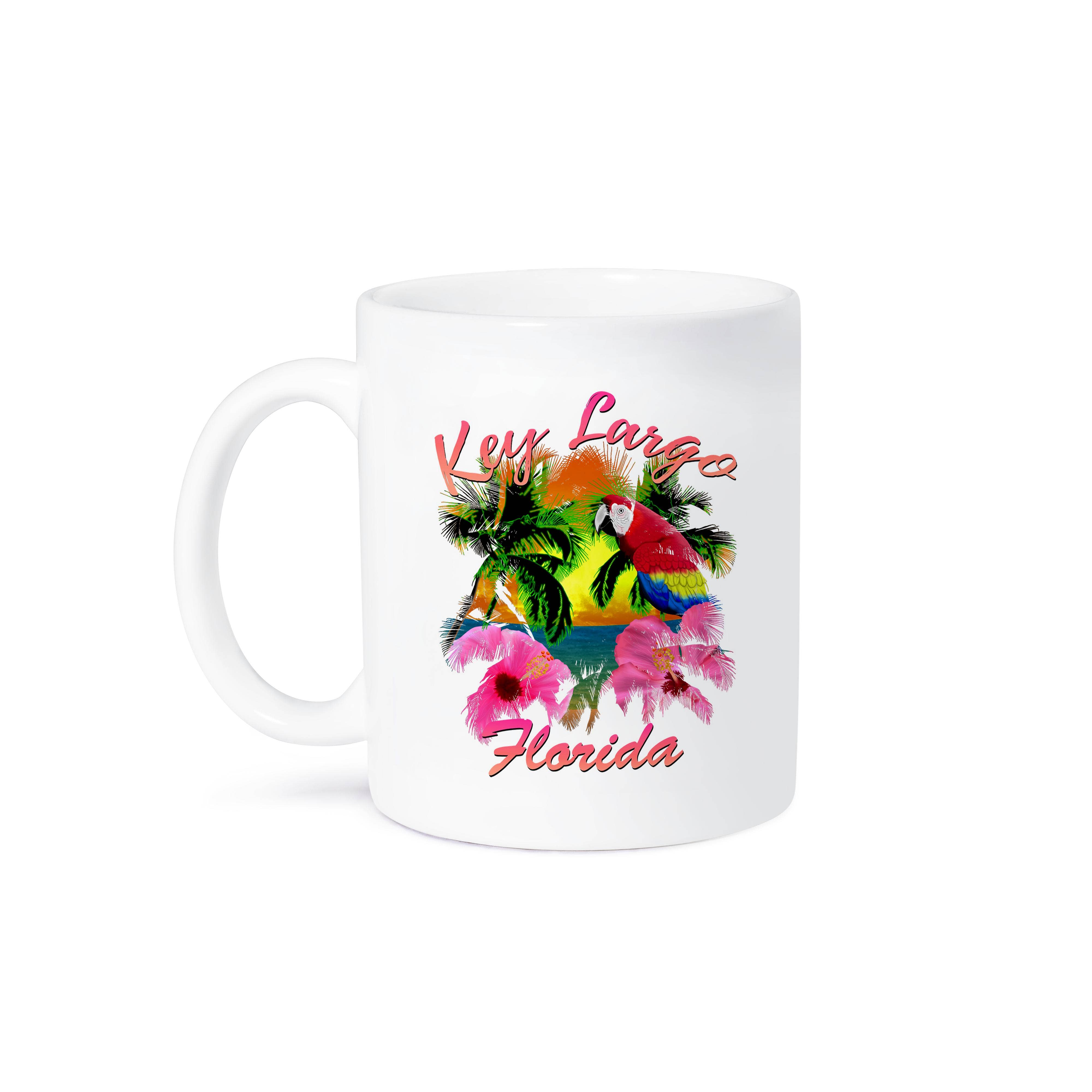 3dRose - Wholesale Coffee Mug - 3dRose, Beach sunset and parrot in the Florida Keys of Key Largo Florida., Mug8