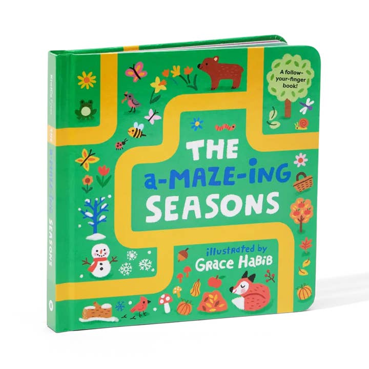 The A-MAZE-ing Seasons: A follow-your-finger book! for wholesale by KiwiCo, Inc.