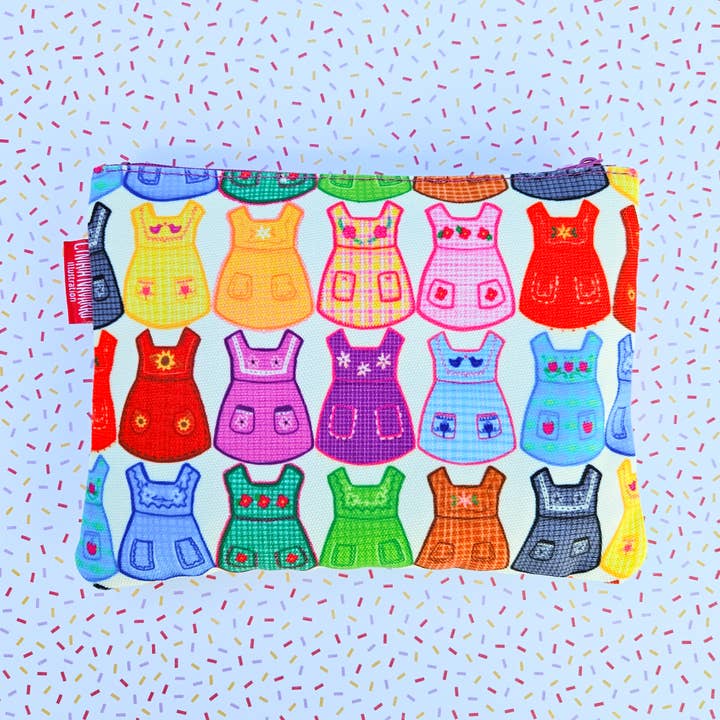 Mandiles Pouch for wholesale by Cynthia Navarro Illustration