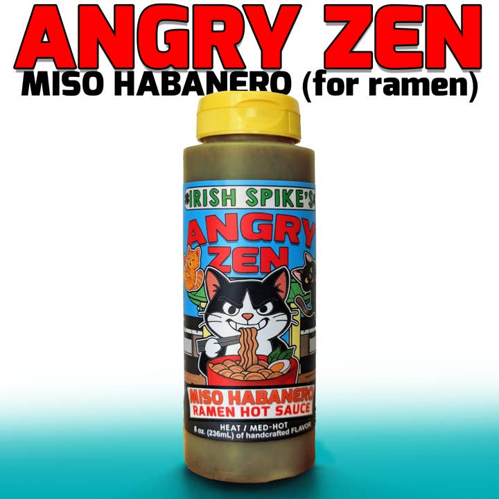 AZE: ANGRY ZEN - Miso Habanero (for ramen) (Med-Hot) for wholesale by Irish Spikes