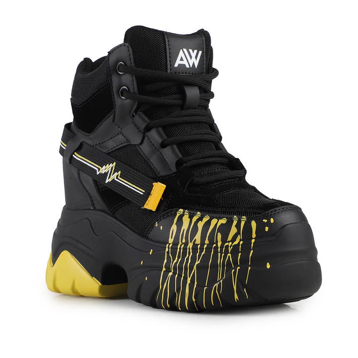 Date 01- Hidden Wedge Women's High Top Sneakers for wholesale by Anthony Wang