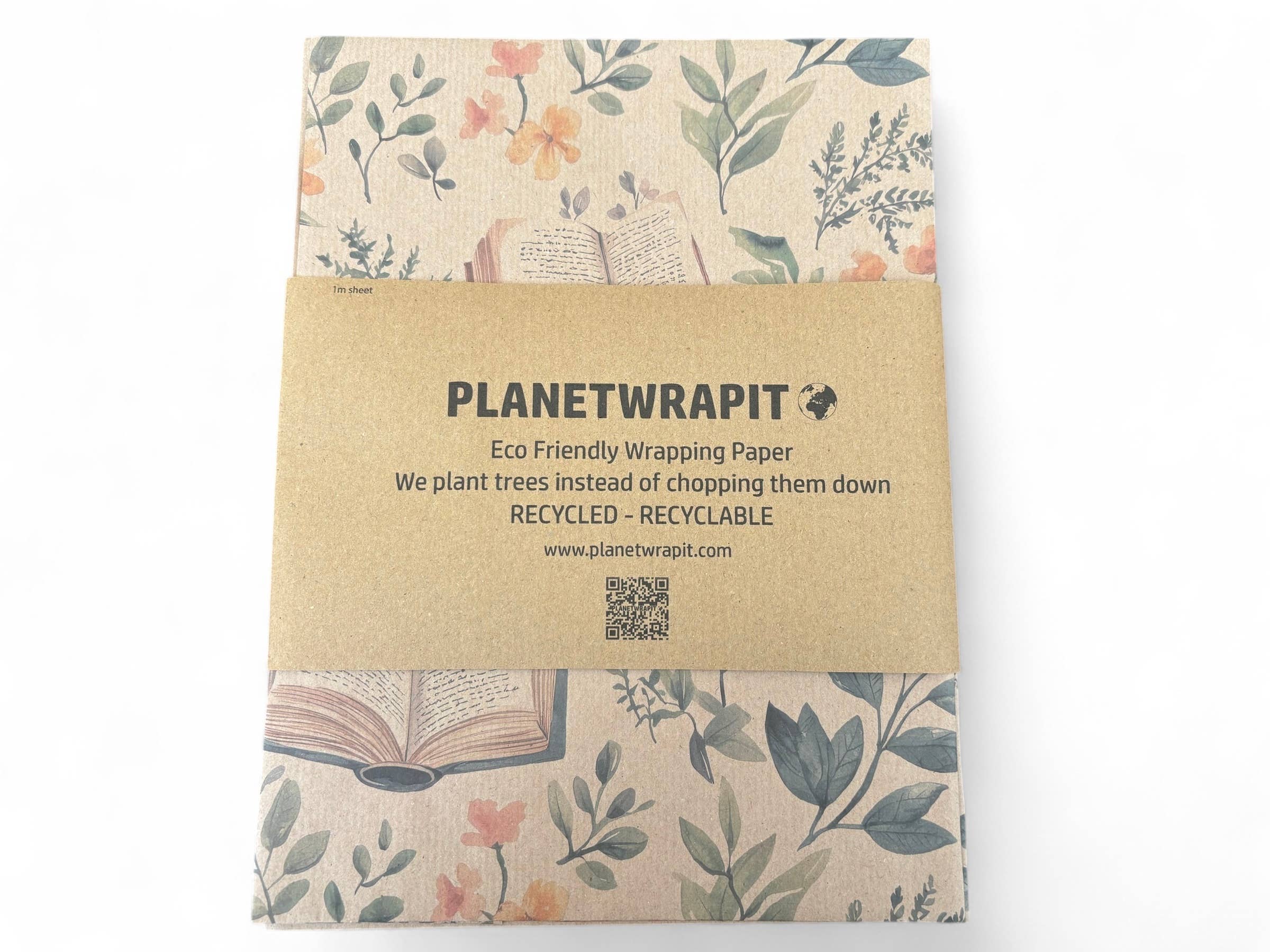 PlanetWrapIt - Wholesale Wrapping Paper Roll - Book Recycled Kraft Wrapping Paper Gift Wrap  1
