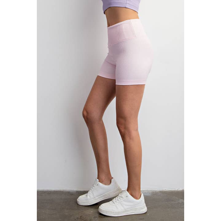 Rae Mode - Wholesale Athletic Shorts - Women's - NYLON RIB BIKER PANT WITH SIDE POCKETS21