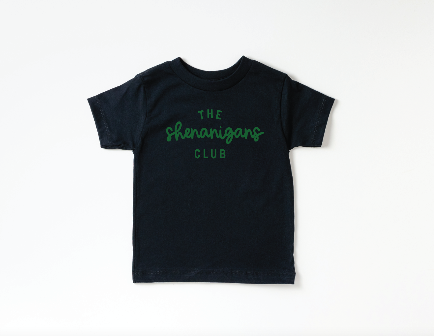 SBG Co. - Wholesale Screen Printed T-Shirt - Kids - The Shenanigans Club Tee - St. Patrick's Day Kids1